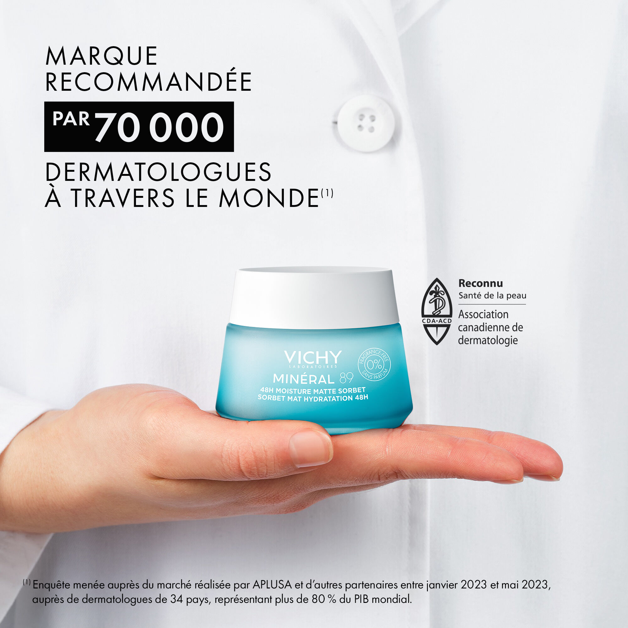 Mineral 89 Sorbet Mat Hydratation 48H Gel Sans Parfum