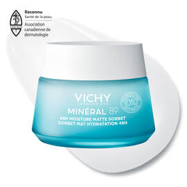 Mineral 89 Sorbet Mat Hydratation 48H Gel Sans Parfum