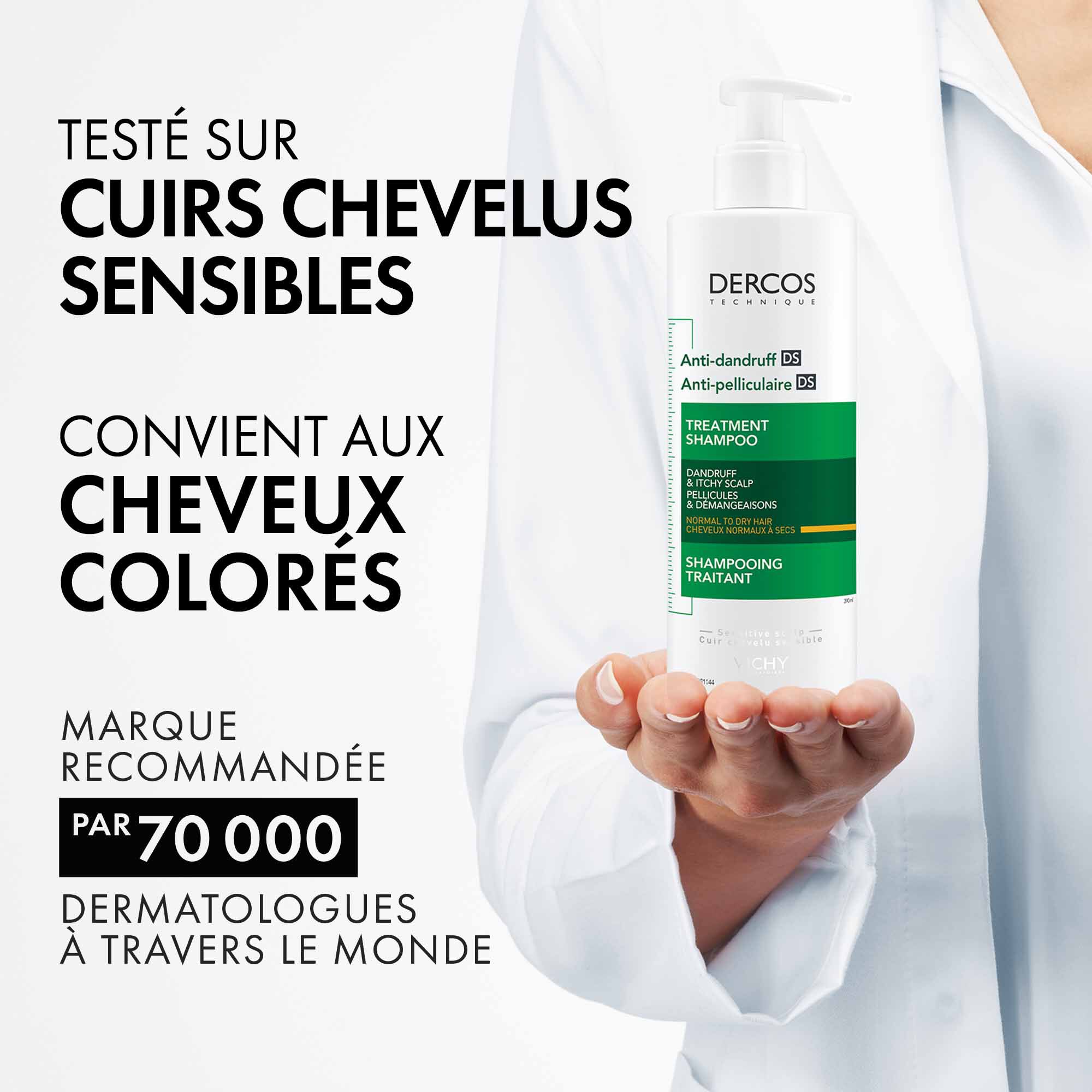 Dercos Shampooing Antipelliculaire Cheveux Normaux A Secs