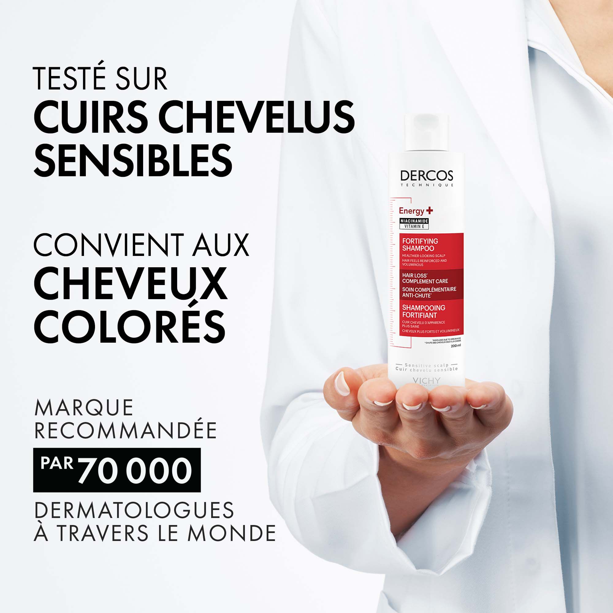 DERCOS SHAMPOOING FORTIFIANT ENERGY+