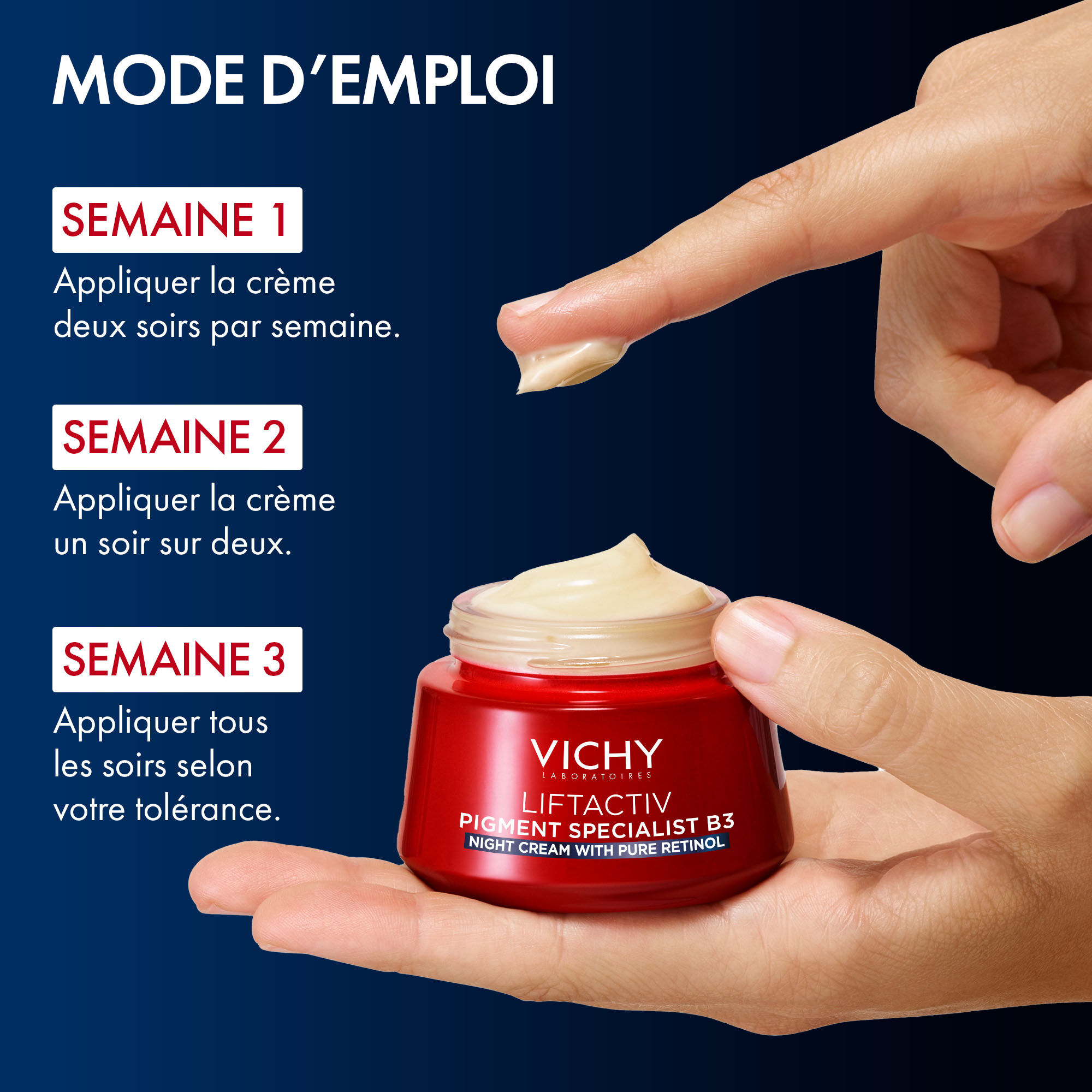 Liftactiv B3 Creme de nuit Correctrice de teint au Retinol Pur