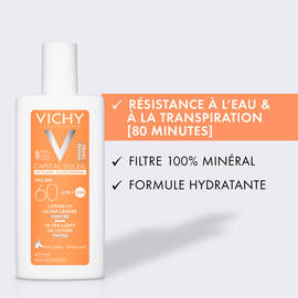 CAPITAL SOLEIL LOTION UV MINERALE TEINTEE FPS 60