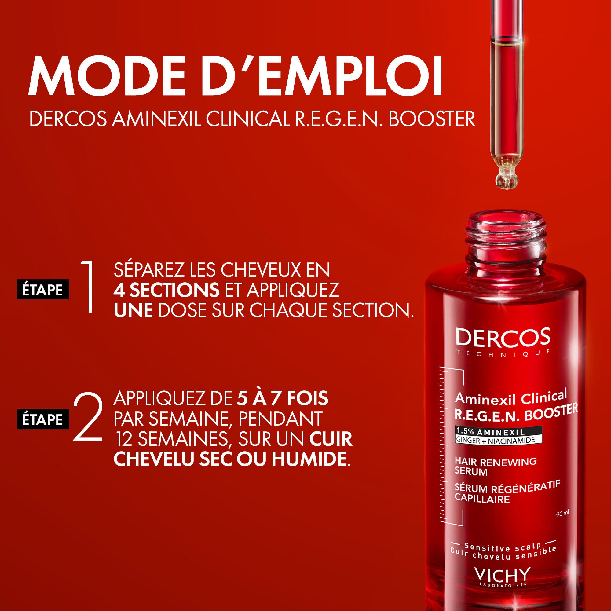 Dercos serum capillaire Regen Booster