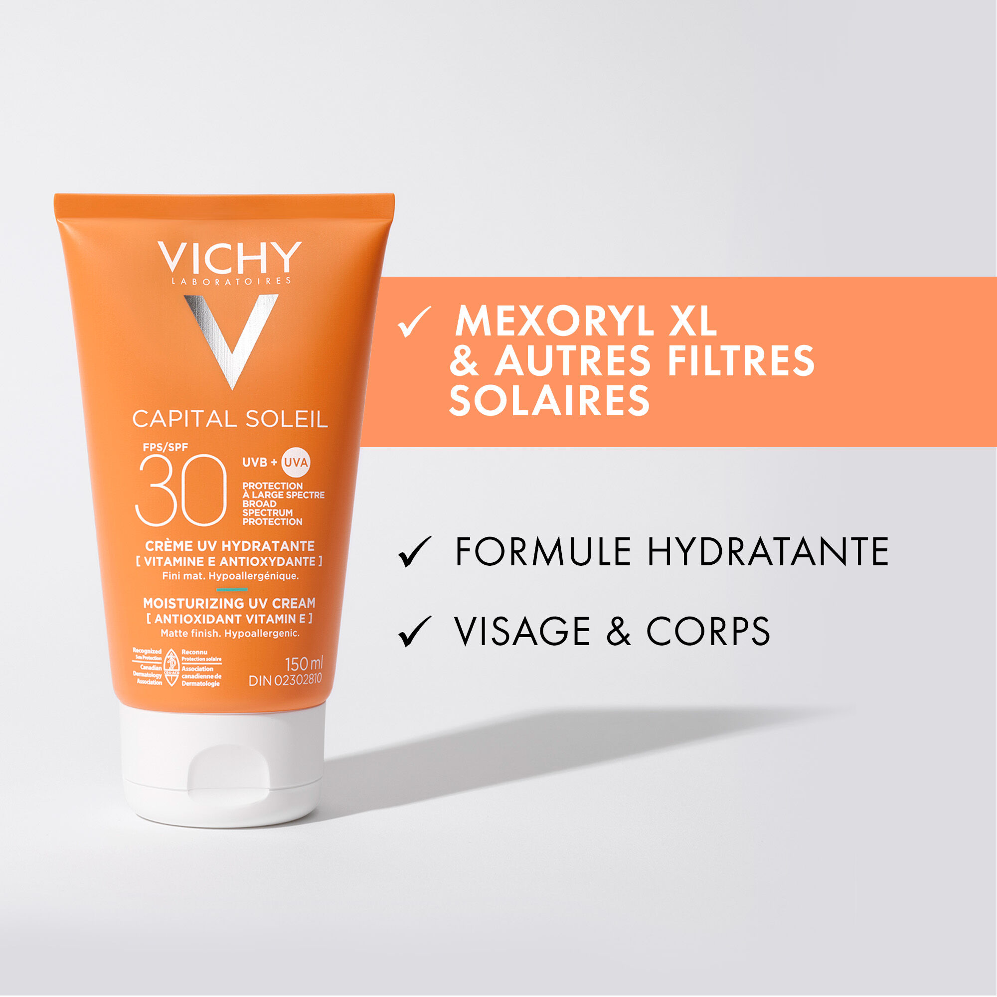 CAPITAL SOLEIL CREME UV HYDRATANTE FPS 30