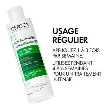 DERCOS SHAMPOOING ANTIPELLICULAIRE CHEVEUX NORMAUX A GRAS