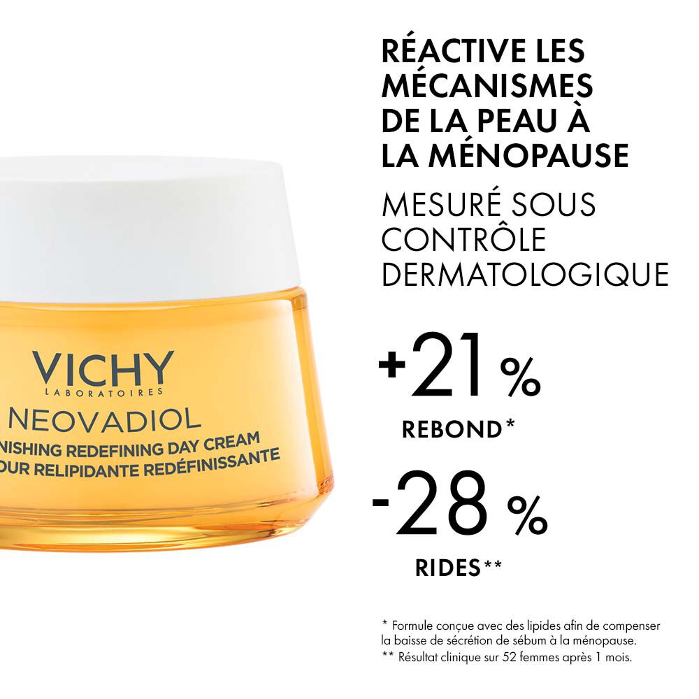 Crème Vichy Neovadiol Post-Ménopause SPF50 - Anti-taches Brunes & Redensifiante - 50ml - Neuf