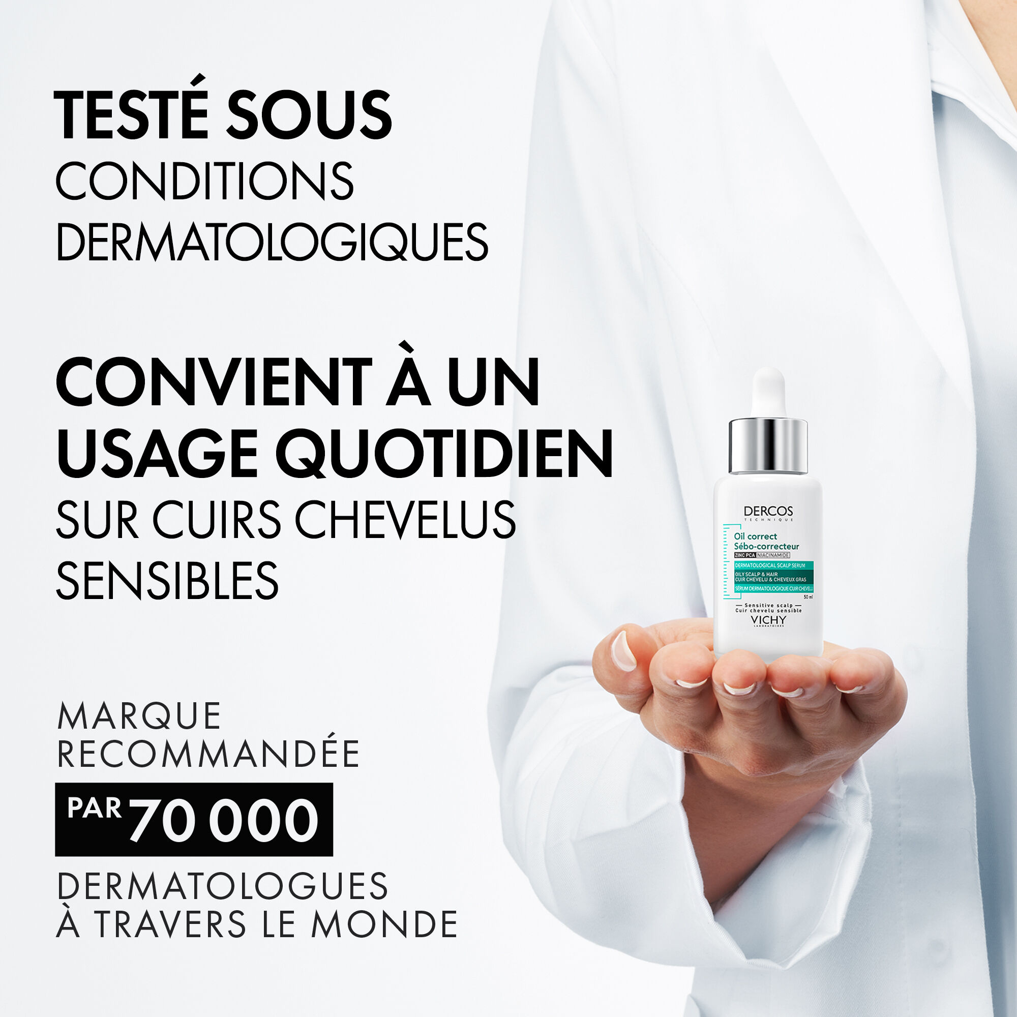 Dercos oil correct scalp serum