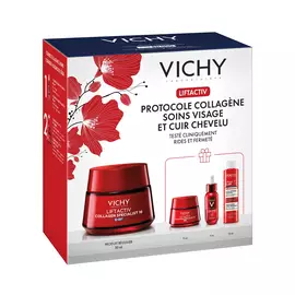 Coffret Liftactiv Collagene soins visage et cuir chevelu