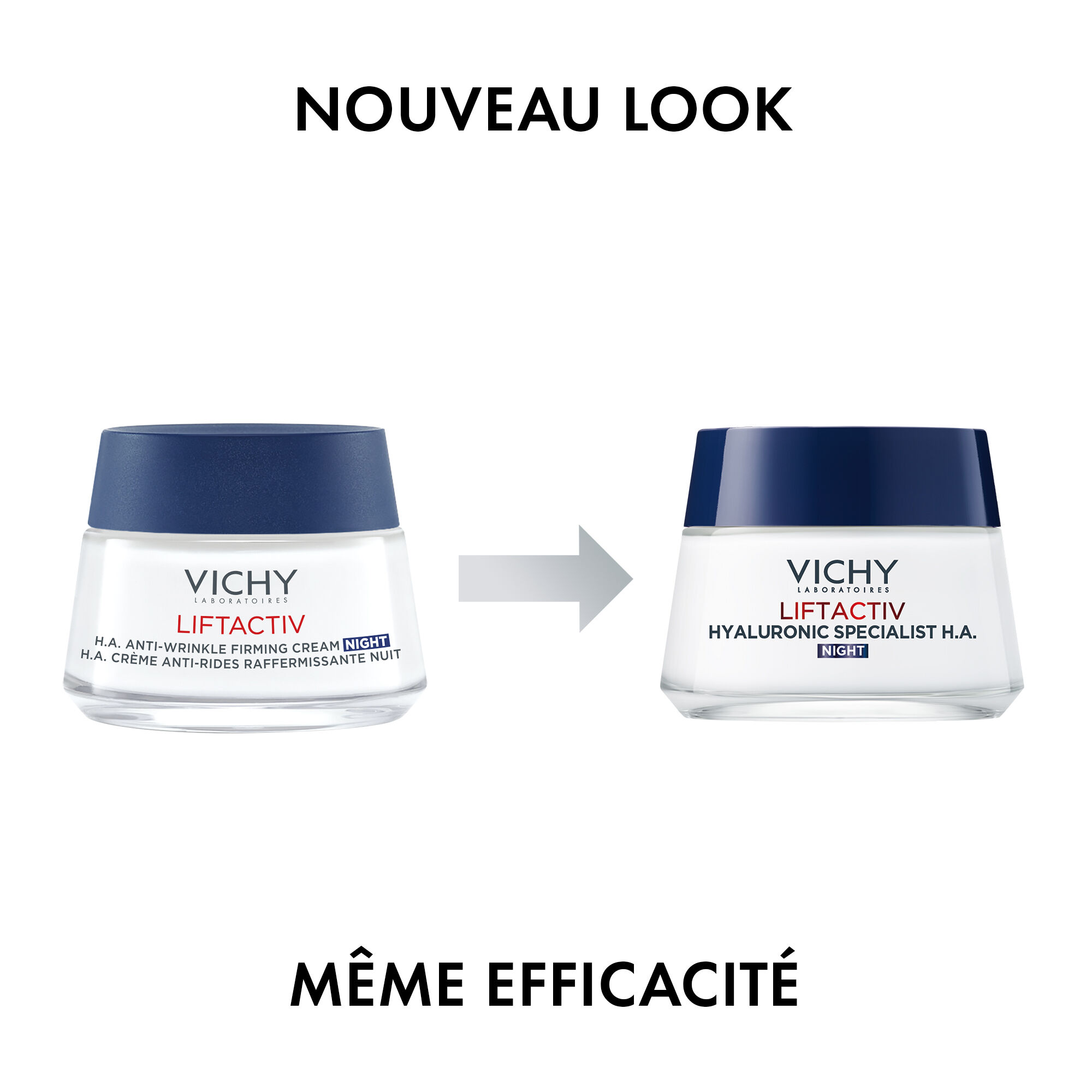 Liftactiv Hyaluronic Specialist H.A. Anti-rides Creme hydratante de nuit