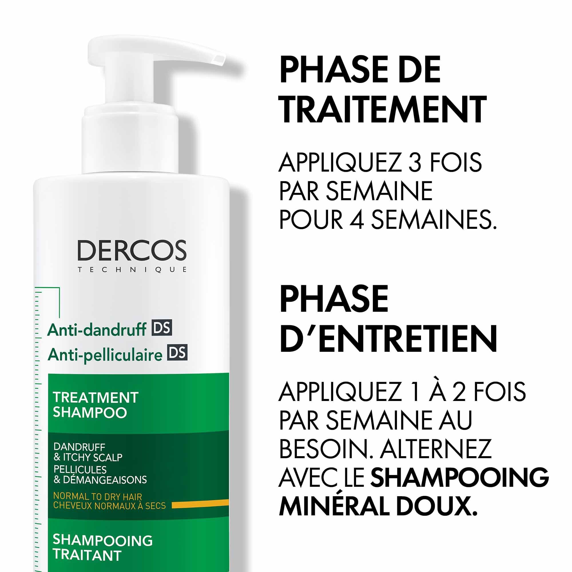 Dercos Shampooing Antipelliculaire Cheveux Normaux A Secs