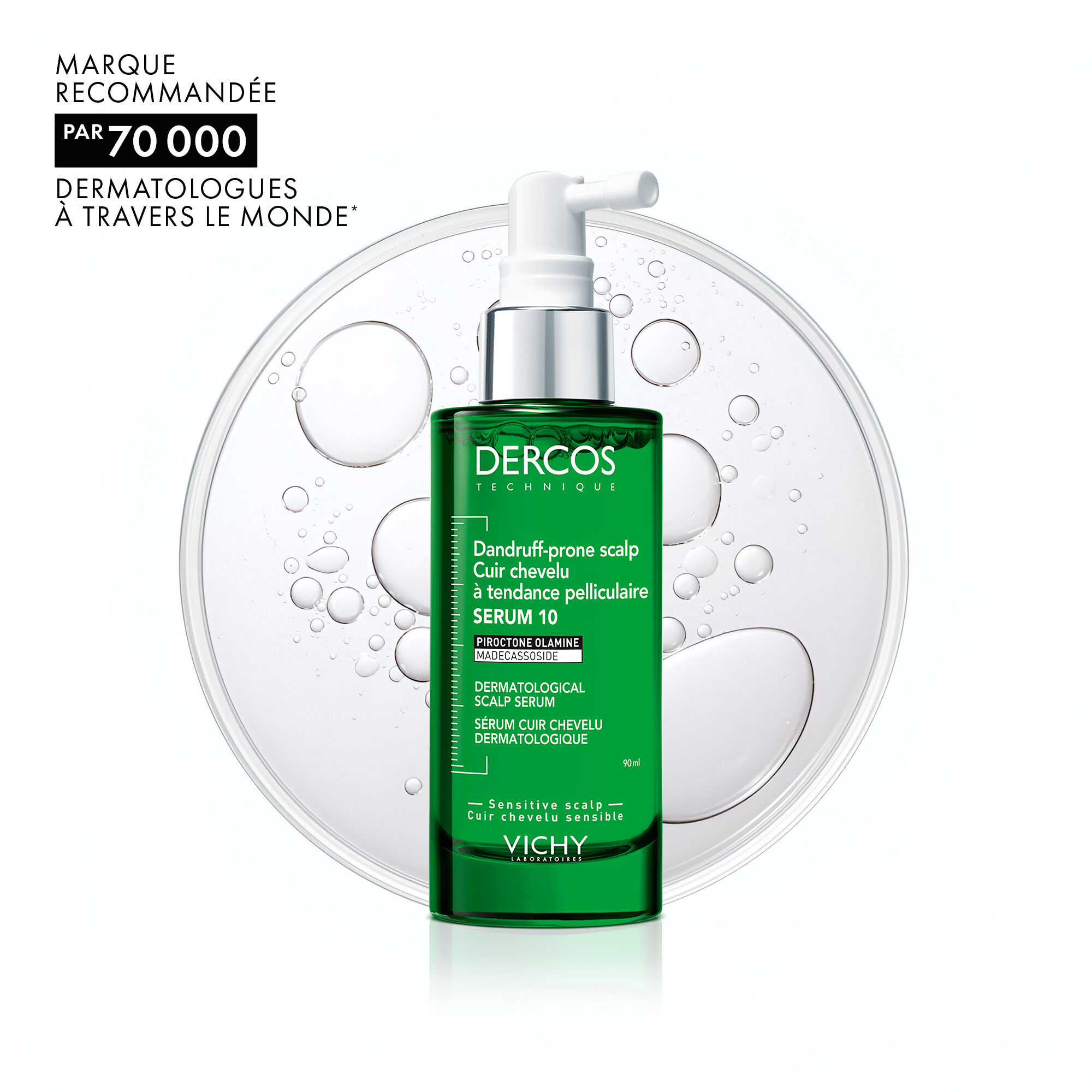 Dercos serum 10 cuir chevelu a tendance pelliculaire