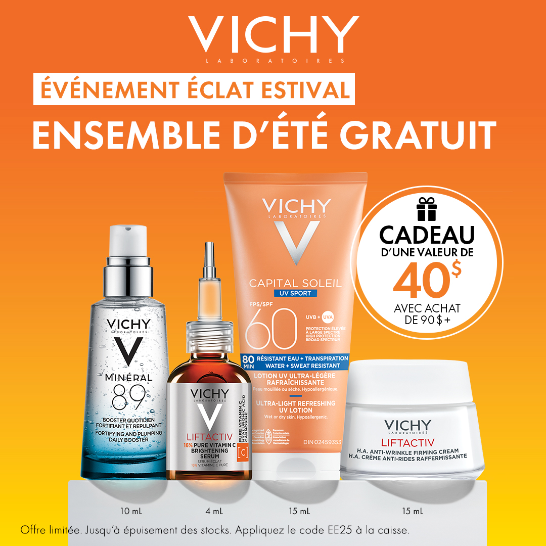 ENSEMBLE D'ÉTÉ GRATUIT AVEC ACHAT DE 90$+