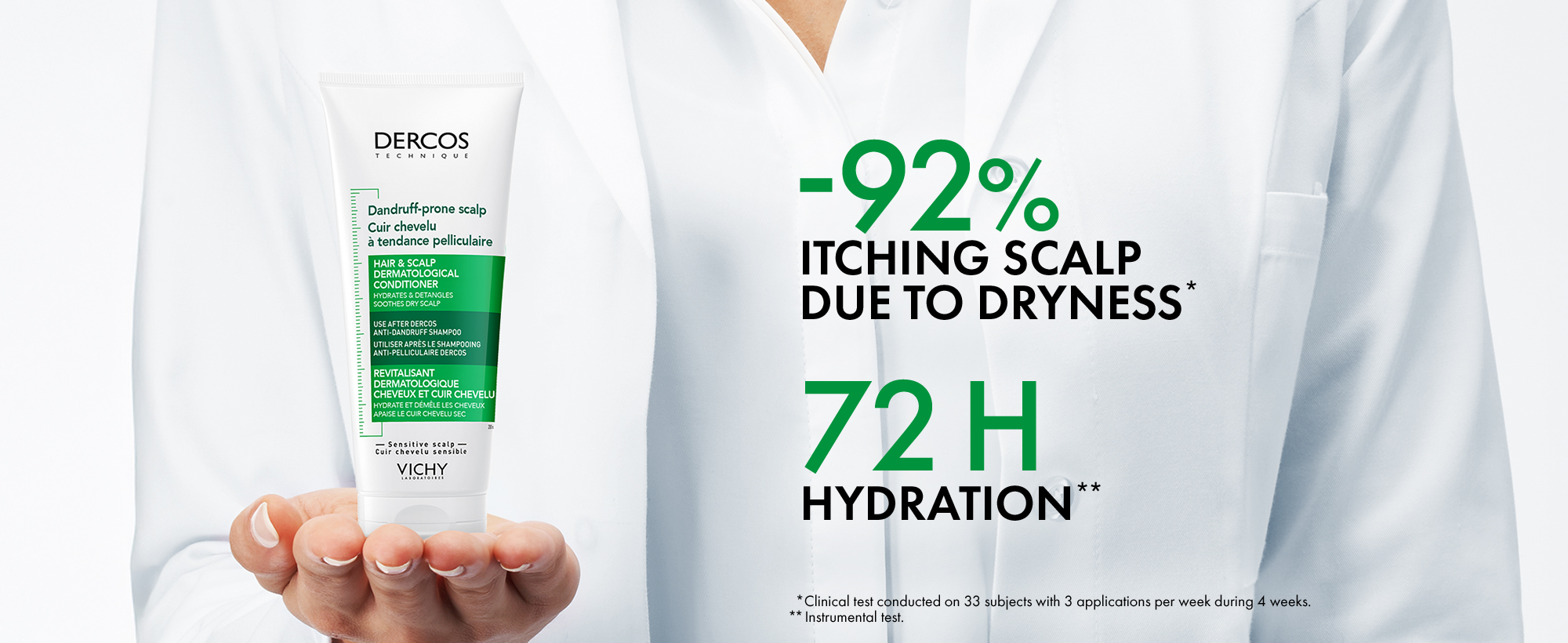 -92% ITCHING SCALP DUE TO DRYNESS