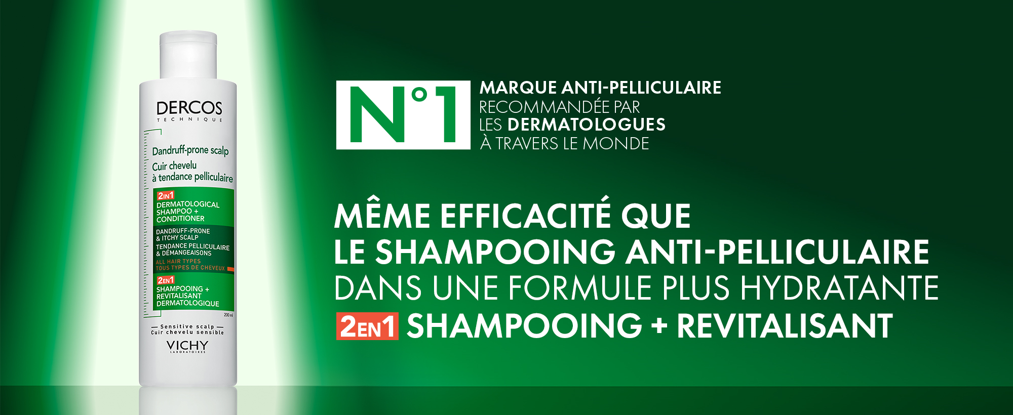 Dercos Dandruff-Prone 2in1 Shampoo + Conditioner