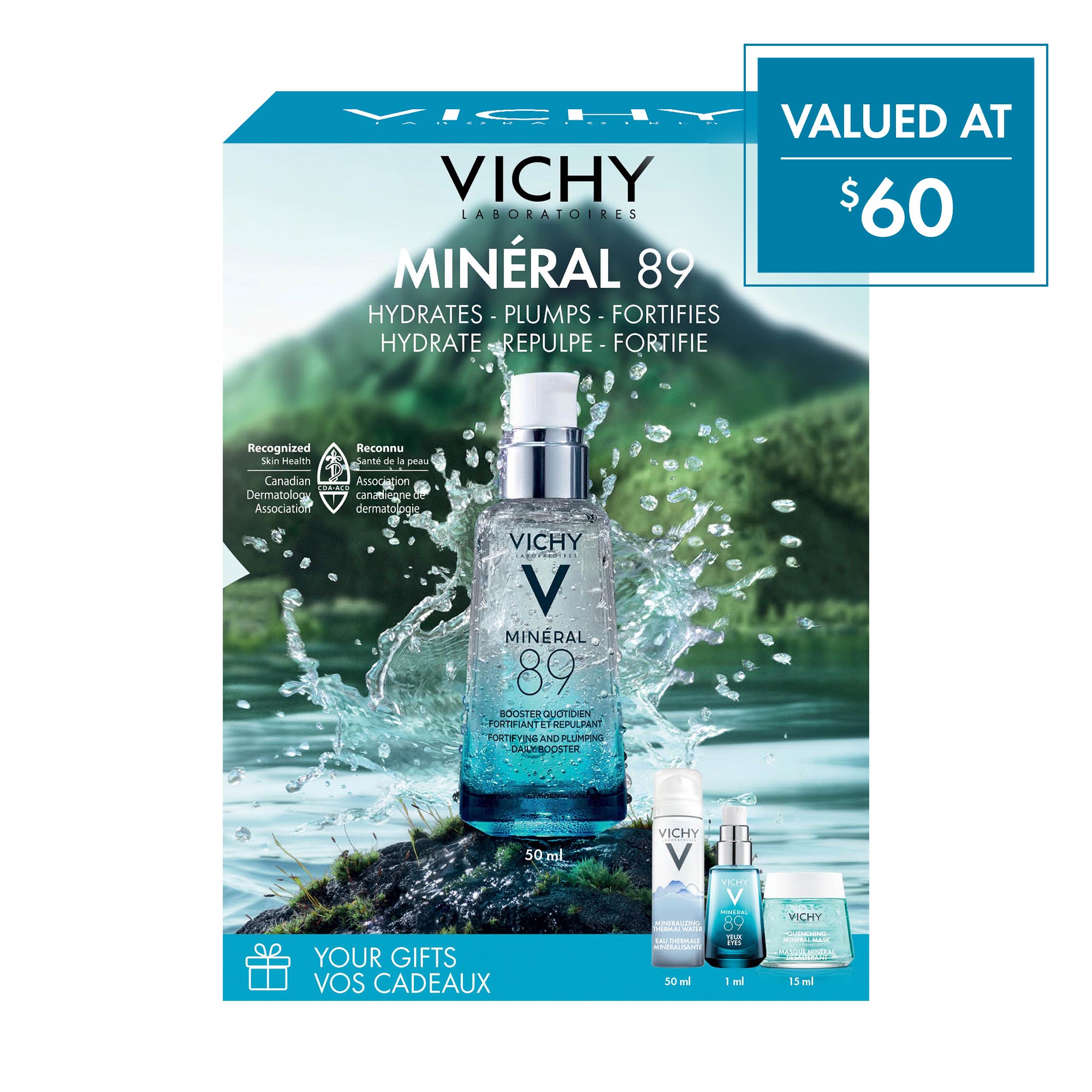 Hydrate Strengthen Gift Set Mineral 89 With Hyaluronic Acid And