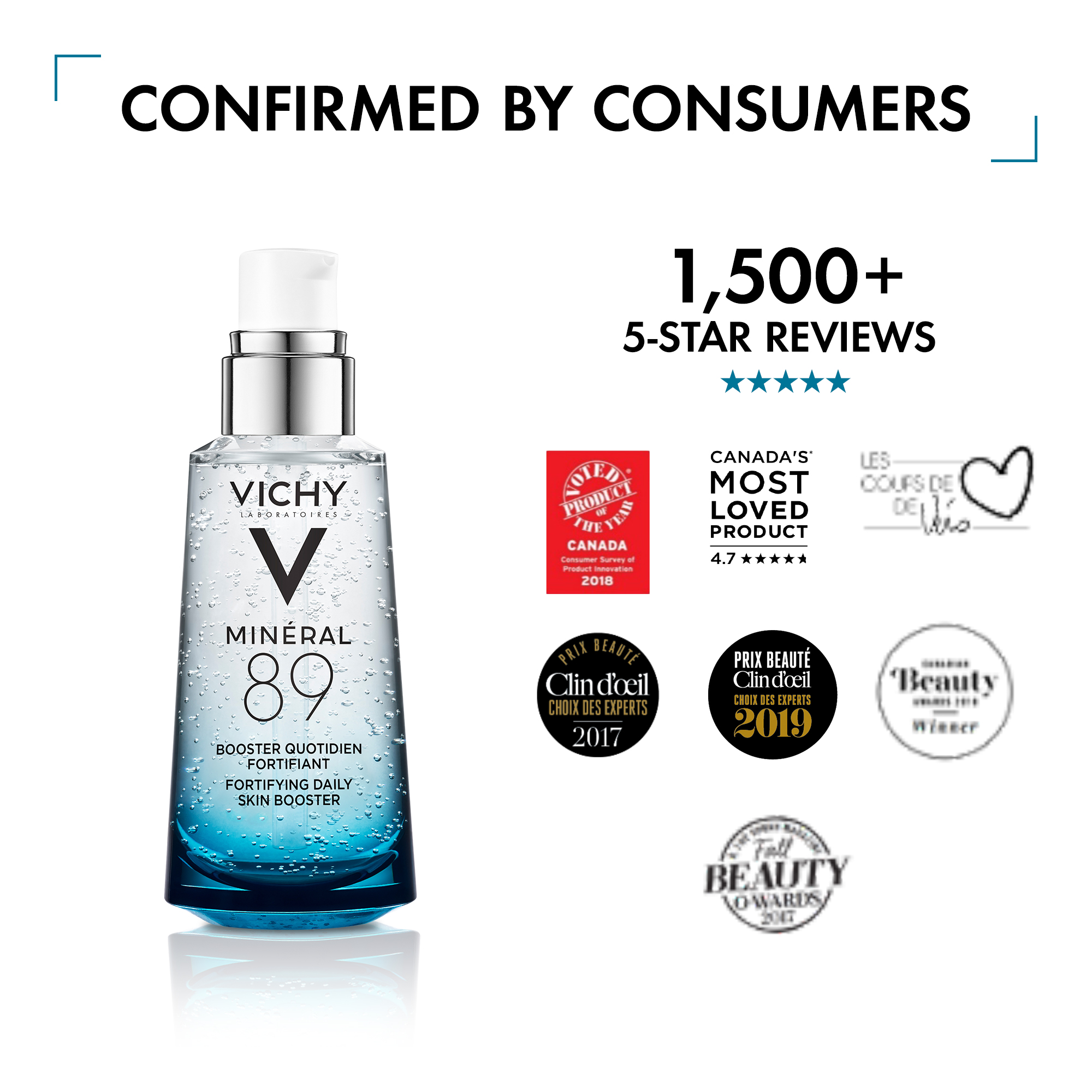 Mineral 89 Best Hyaluronic Acid Serum 75ml Vichy Canada
