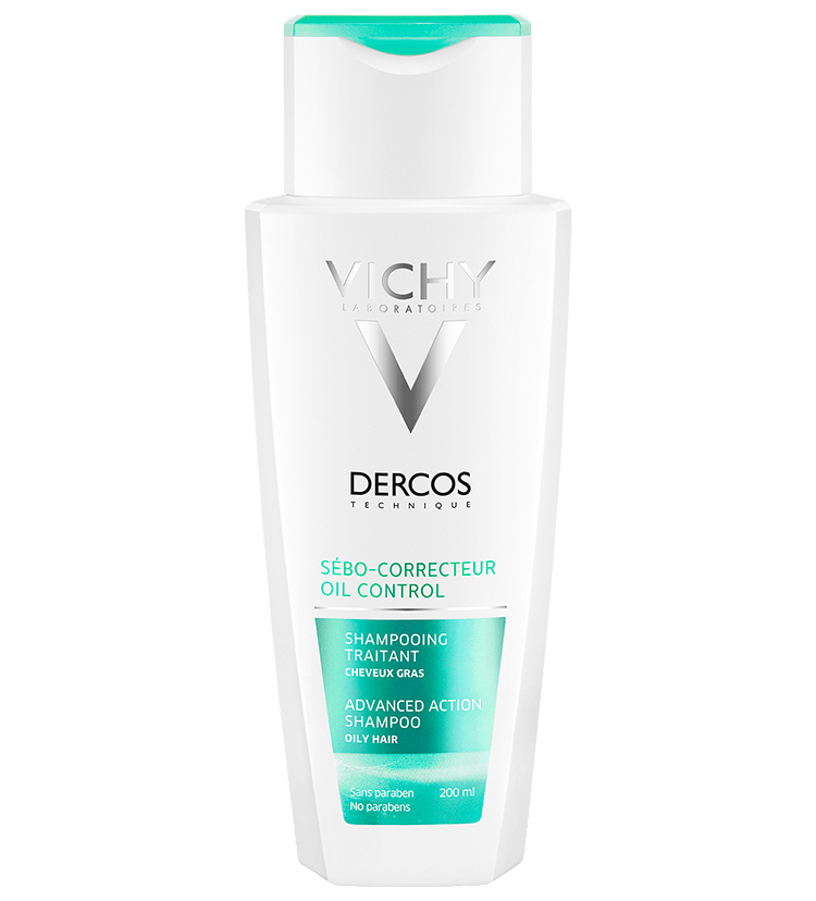 Dercos Oil Control Shampoo 200 Ml Reduces The Excess Of Sebum Vichy